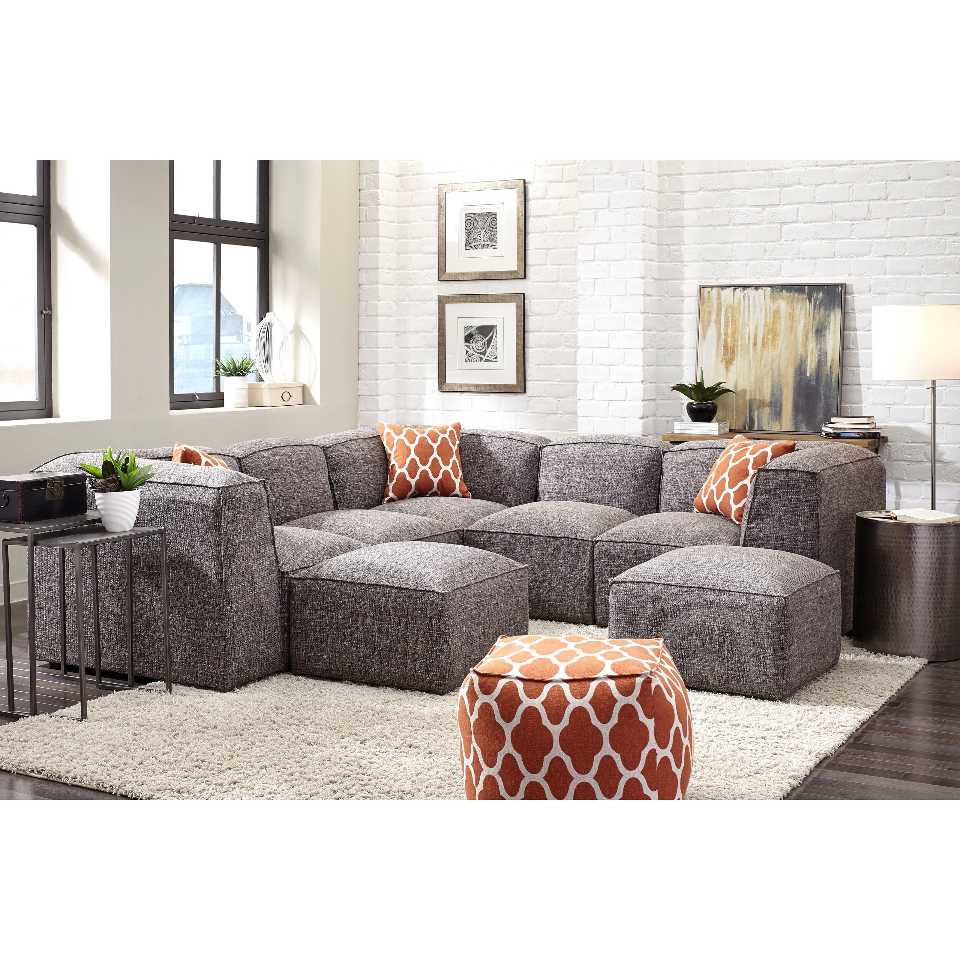 Franklin Freestyle Sectional Sofa with Four Seats Story & Lee Furniture Sectional Sofas